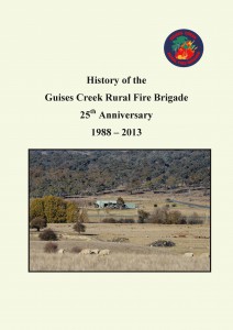 History of the Guises Creek Rural Fire Brigade front cover